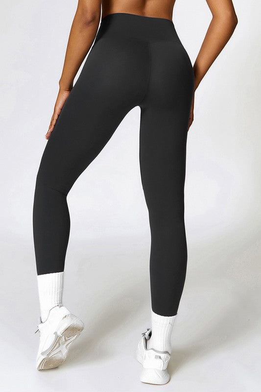 High-waisted hip-lift quick-drying leggings