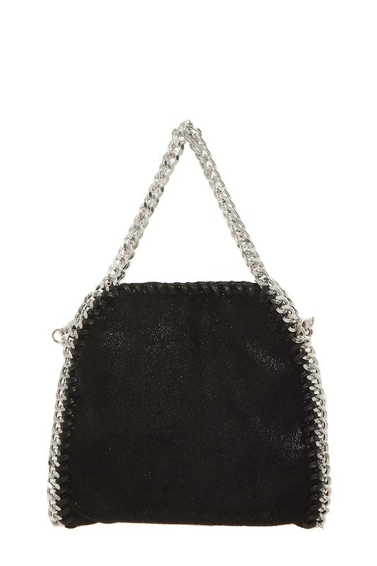 Tiny Stars Accent with Chain Crossbody Bag